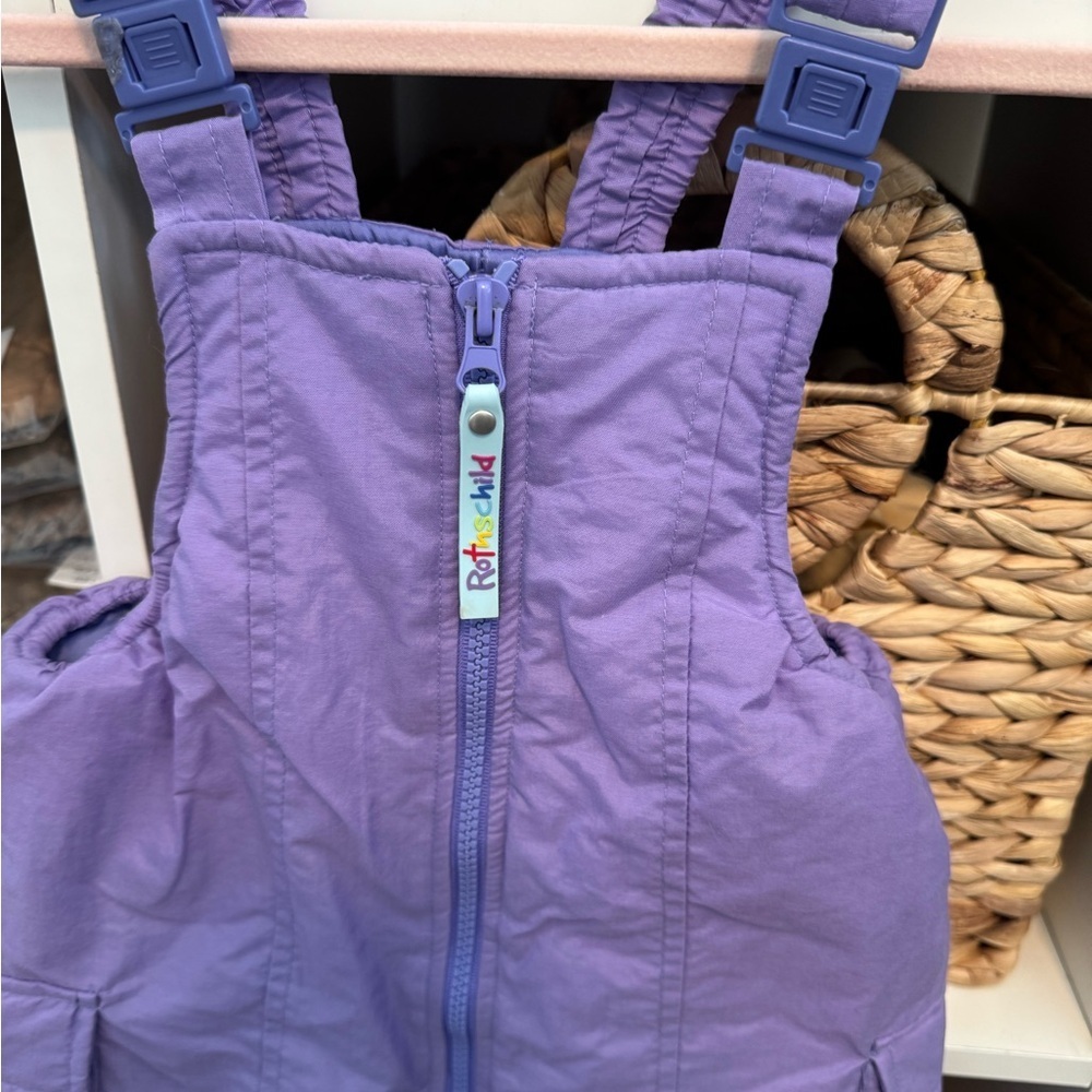 Girls 4T Rothschild snow bibs - Picture 2 of 6